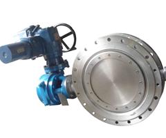 Electric actuator flange butterfly valve