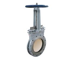 Ceramic knife gate valve