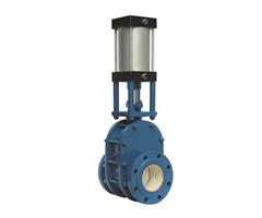 Ceramic double disc gate valve