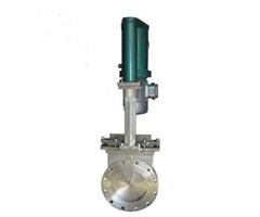 Electric hydraulic knife gate valve