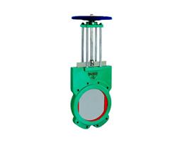 Manual parallel slide valve